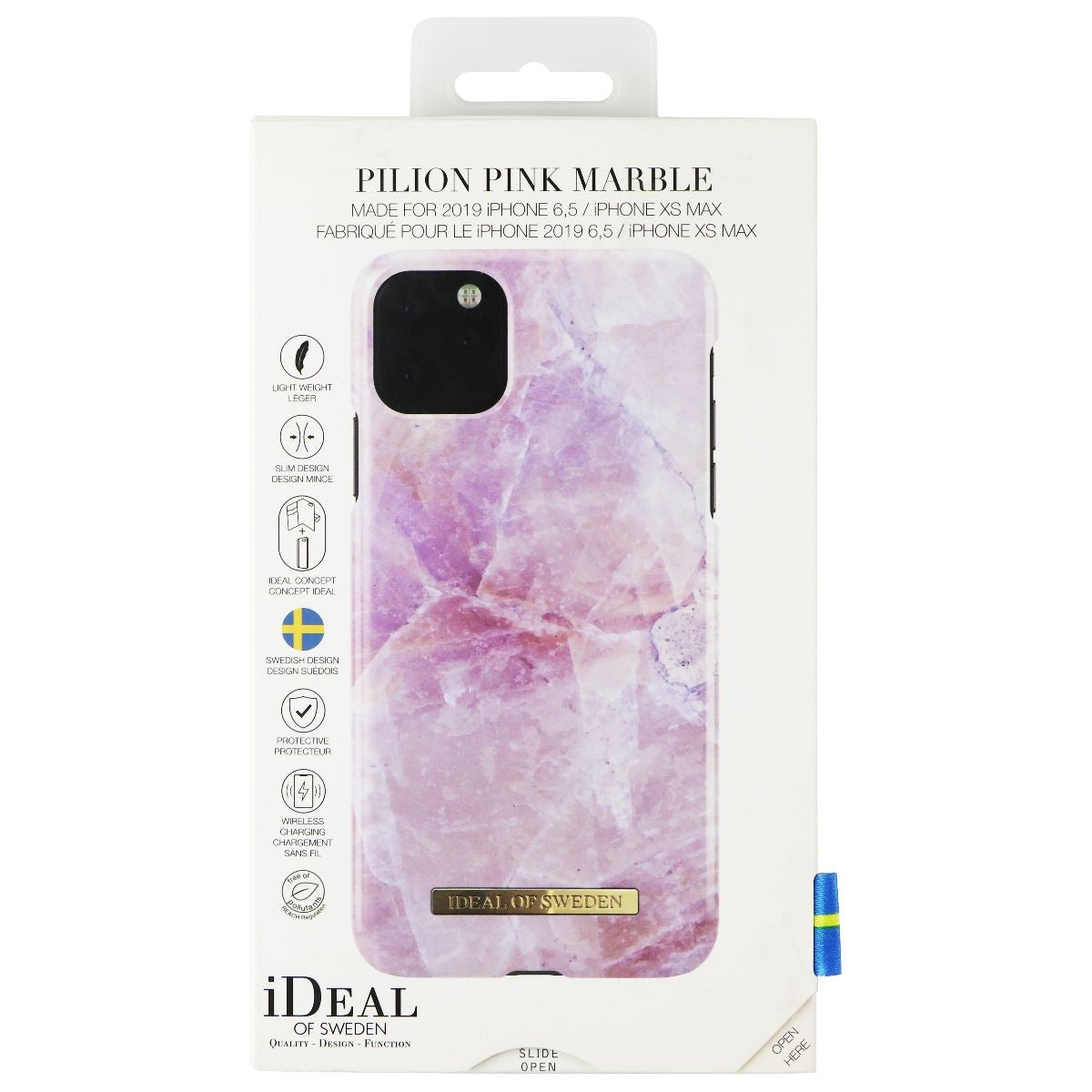 iDeal of Sweden Printed Case for Apple iPhone XS Max - Pilion Pink Marble Cell Phone - Cases, Covers & Skins iDeal of Sweden    - Simple Cell Bulk Wholesale Pricing - USA Seller