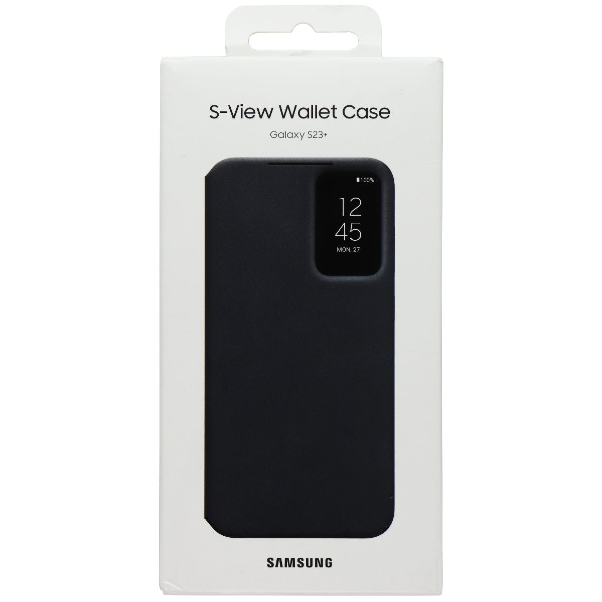 Samsung S-View Wallet Case for Samsung Galaxy (S23+) - Black EF-ZS916CBE Cell Phone - Cases, Covers & Skins Samsung - Simple Cell Bulk Wholesale Pricing - USA Seller