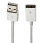 1m (3.3ft) USB Female to USB Male Extension Cable for Apple Keyboard - White Computer/Network - USB Cables, Hubs & Adapters Unbranded - Simple Cell Bulk Wholesale Pricing - USA Seller