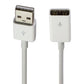 1m (3.3ft) USB Female to USB Male Extension Cable for Apple Keyboard - White Computer/Network - USB Cables, Hubs & Adapters Unbranded - Simple Cell Bulk Wholesale Pricing - USA Seller