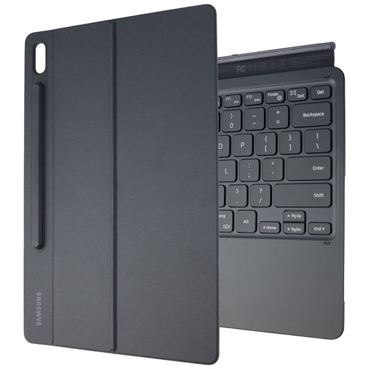 Samsung Tablet Book Cover Keyboard for Samsung Galaxy Tab (S7+) - Black iPad/Tablet Accessories - Cases, Covers, Keyboard Folios Samsung    - Simple Cell Bulk Wholesale Pricing - USA Seller