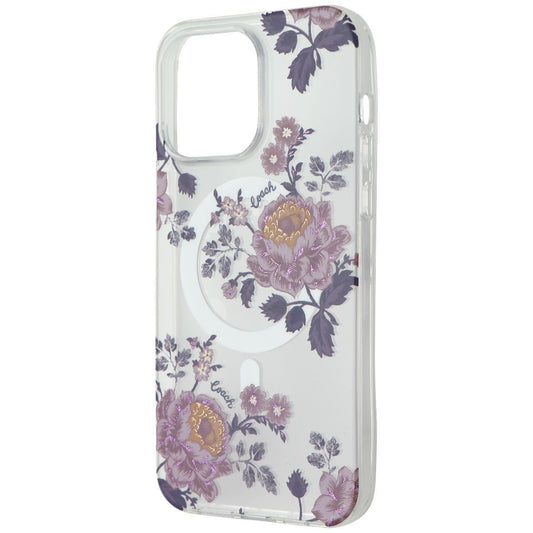 Coach Protective Case for MagSafe for iPhone 14 Pro Max - Moody Floral / Purple