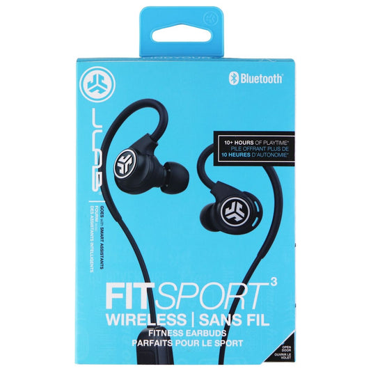 Jlab Fit Sport 3 Wireless Bluetooth Fitness Gym Earbuds - Black