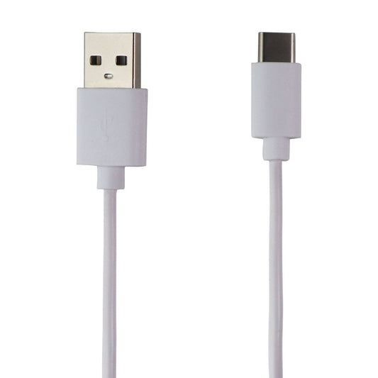 Universal (3.3-Ft) USB-C to USB Charge and Sync Cable - White Cell Phone - Cables & Adapters Unbranded    - Simple Cell Bulk Wholesale Pricing - USA Seller