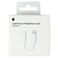 Apple Official 8-Pin to 3.5mm Headphone Jack Adapter - White (A1749)