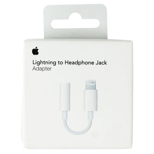 Apple Official 8-Pin to 3.5mm Headphone Jack Adapter - White (A1749) Cell Phone - Cables & Adapters Apple - Simple Cell Bulk Wholesale Pricing - USA Seller