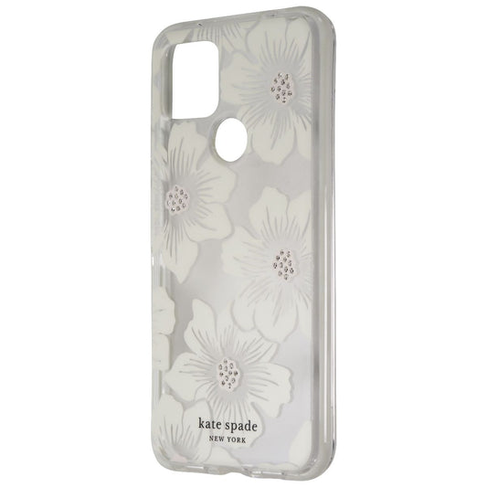 Kate Spade Defensive Hardshell Case for Google Pixel 4a (5G) - Hollyhock Floral Cell Phone - Cases, Covers & Skins Kate Spade    - Simple Cell Bulk Wholesale Pricing - USA Seller