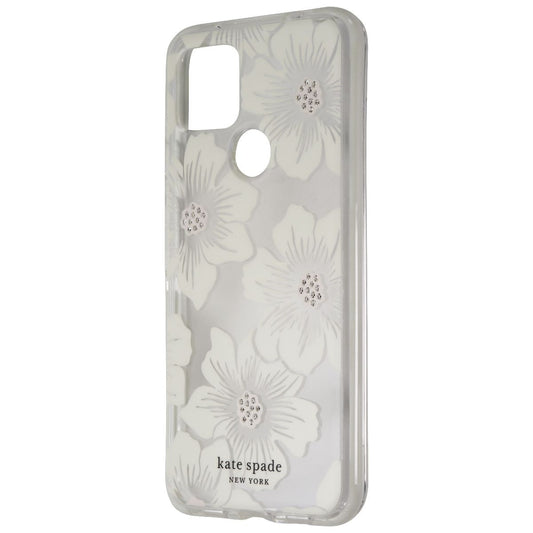 Kate Spade Defensive Hardshell Case for Google Pixel 4a (5G) - Hollyhock Floral Cell Phone - Cases, Covers & Skins Kate Spade - Simple Cell Bulk Wholesale Pricing - USA Seller