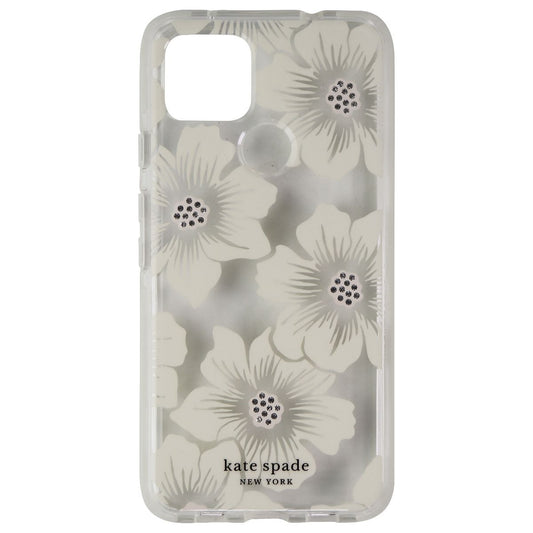 Kate Spade Defensive Hardshell Case for Google Pixel 4a (5G) - Hollyhock Floral Cell Phone - Cases, Covers & Skins Kate Spade    - Simple Cell Bulk Wholesale Pricing - USA Seller
