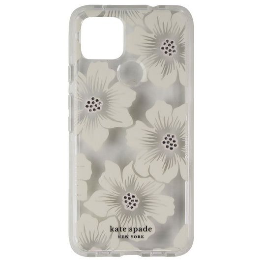Kate Spade Defensive Hardshell Case for Google Pixel 4a (5G) - Hollyhock Floral Cell Phone - Cases, Covers & Skins Kate Spade - Simple Cell Bulk Wholesale Pricing - USA Seller