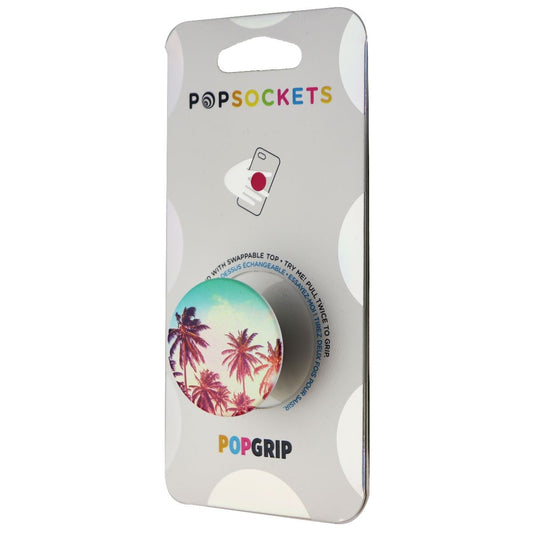 PopSockets: PopGrip with Swappable Top for Phones & Tablets - Palm Trees Cell Phone - Mounts & Holders PopSockets - Simple Cell Bulk Wholesale Pricing - USA Seller