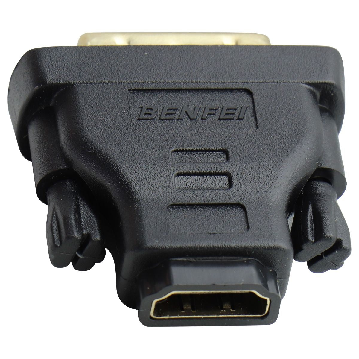 BENFEI DVI Male to HDMI Female Adapter - Black (Pair, Set of 2) Computer/Network - Monitor/AV Cables & Adapters Benfei    - Simple Cell Bulk Wholesale Pricing - USA Seller