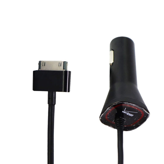 Verizon 9-Ft Coiled Cable Vehicle Charger for Samsung Galaxy Tab 30-Pin - Black Cell Phone - Chargers & Cradles Verizon    - Simple Cell Bulk Wholesale Pricing - USA Seller