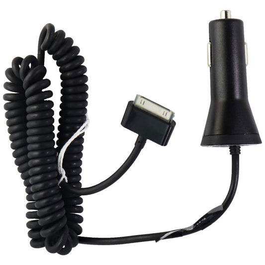 Verizon 9-Ft Coiled Cable Vehicle Charger for Samsung Galaxy Tab 30-Pin - Black Cell Phone - Chargers & Cradles Verizon    - Simple Cell Bulk Wholesale Pricing - USA Seller