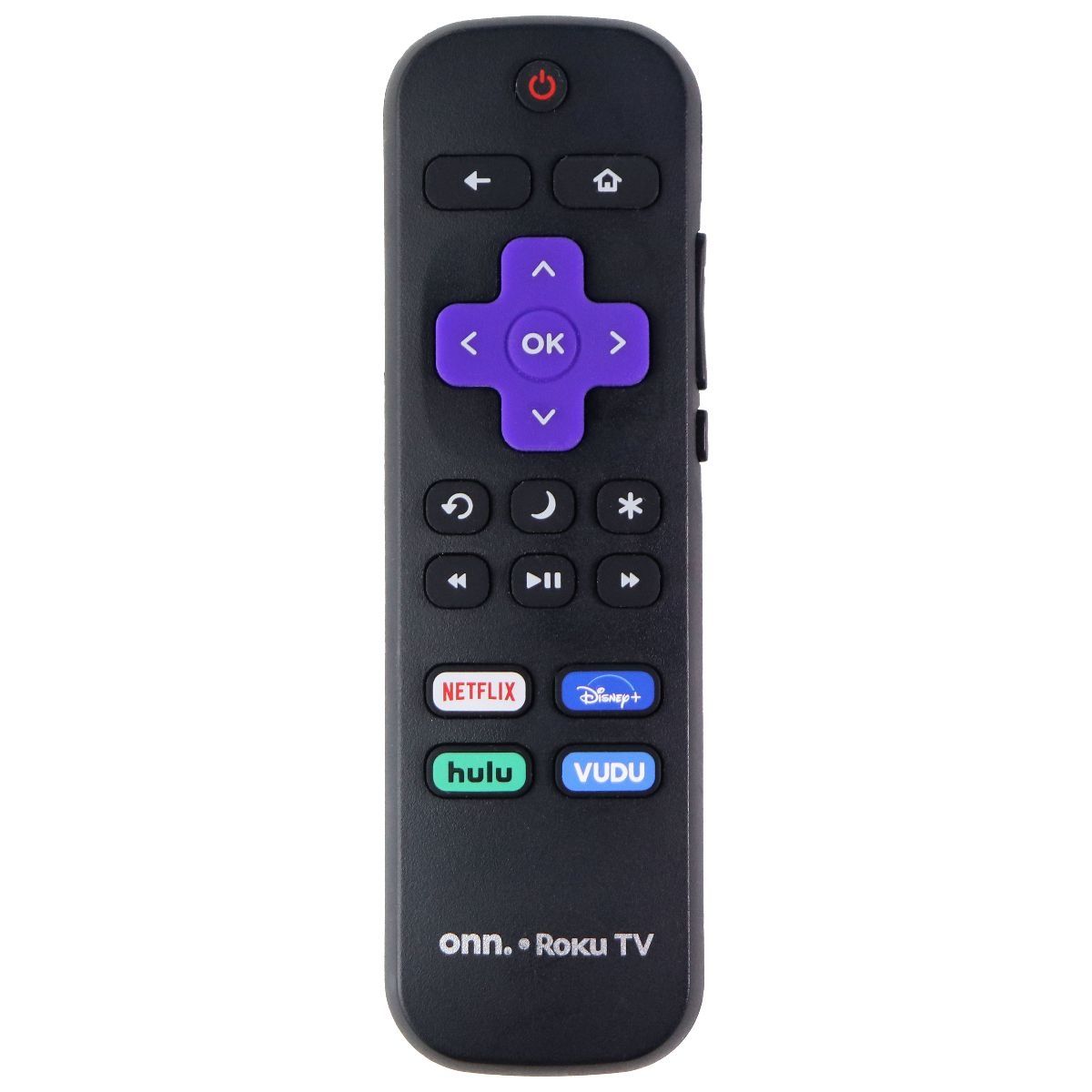 Onn Remote Control (RC-ALIR) with Netflix/Disney+/Hulu/Vudu Hotkeys - Black TV, Video & Audio Accessories - Remote Controls ONN - Simple Cell Bulk Wholesale Pricing - USA Seller