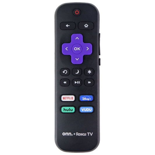 Onn Remote Control (RC-ALIR) with Netflix/Disney+/Hulu/Vudu Hotkeys - Black TV, Video & Audio Accessories - Remote Controls ONN - Simple Cell Bulk Wholesale Pricing - USA Seller