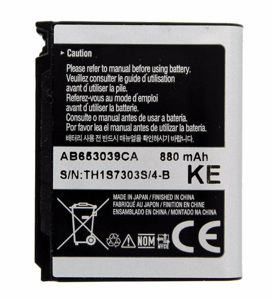 OEM 880 mAh Replacement Battery (AB653039CA) for Samsung Magnet Phone Cell Phone - Batteries Samsung    - Simple Cell Bulk Wholesale Pricing - USA Seller