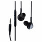Samsung AKG EO-IG955 3.5mm Earbud Headphones with Microphone/Remote - Dark Gray Cell Phone - Headsets Samsung - Simple Cell Bulk Wholesale Pricing - USA Seller