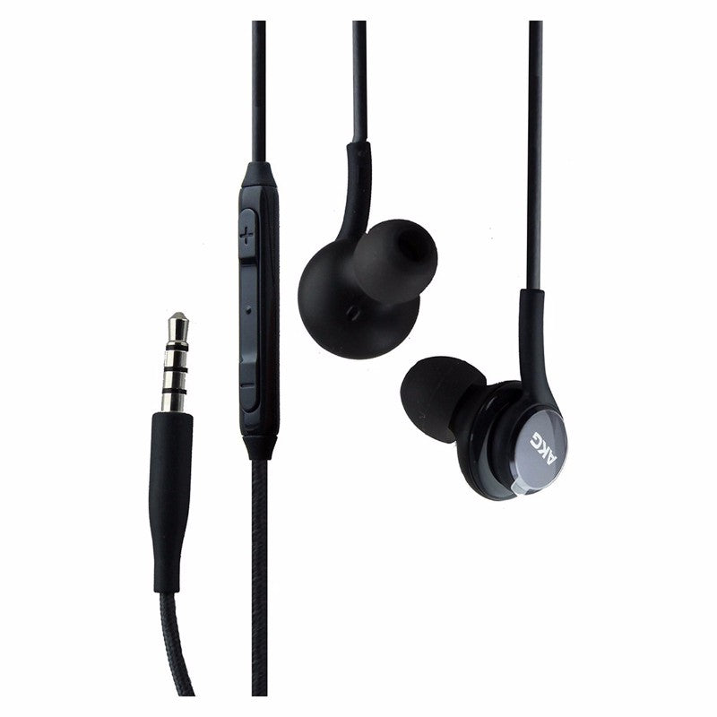 Samsung AKG EO-IG955 3.5mm Earbud Headphones with Microphone/Remote - Dark Gray Cell Phone - Headsets Samsung - Simple Cell Bulk Wholesale Pricing - USA Seller