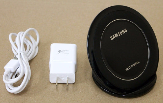 Samsung Fast Charge Qi Wireless Charging Stand Pad & Wall Adapter EP-NG930 Cell Phone - Chargers & Cradles Samsung - Simple Cell Bulk Wholesale Pricing - USA Seller