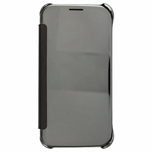 Samsung S-View Flip Cover Case for Samsung Galaxy S6 - Clear Silver Cell Phone - Cases, Covers & Skins Samsung - Simple Cell Bulk Wholesale Pricing - USA Seller