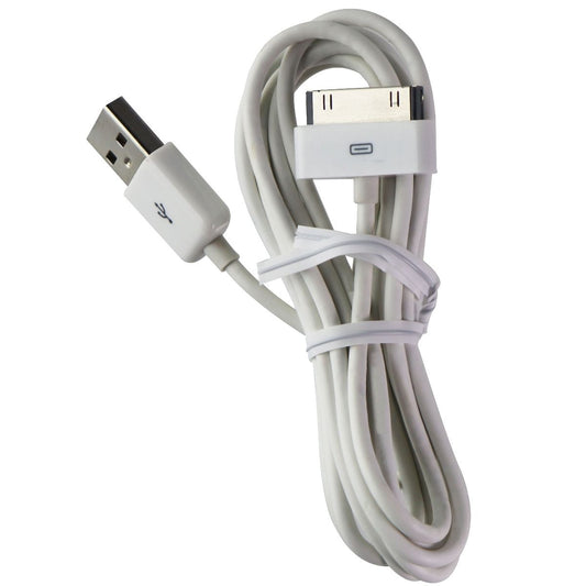 Miscellaneous/Mixed Charge and Sync USB Cables for 30-Pin Devices - White Cell Phone - Cables & Adapters Unbranded    - Simple Cell Bulk Wholesale Pricing - USA Seller
