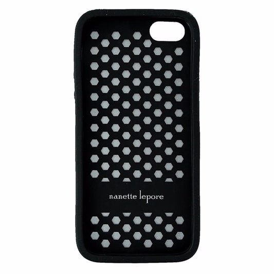 Nanette Lepore Dual Layer Case for iPhone 5/5S/SE - Black and Gray - Lace Design Cell Phone - Cases, Covers & Skins Nanette Lepore - Simple Cell Bulk Wholesale Pricing - USA Seller