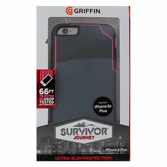 Griffin Survivor Journey Case For iPhone 6 Plus/6s Plus - Grey/Pink Cell Phone - Cases, Covers & Skins Griffin    - Simple Cell Bulk Wholesale Pricing - USA Seller