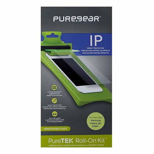 PureGear PureTek Roll On Screen Protector Kit for Samsung Galaxy S6 Edge+ (Plus) Cell Phone - Screen Protectors PureGear    - Simple Cell Bulk Wholesale Pricing - USA Seller