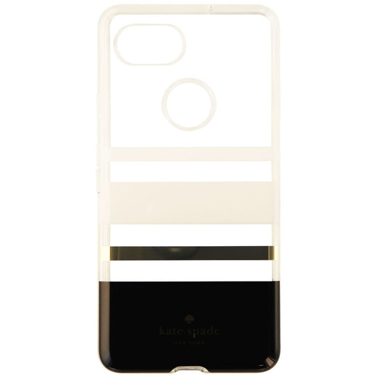 Kate Spade Flexible Hardshell Case For Google Pixel 2 XL White Clear (Charlotte) Cell Phone - Cases, Covers & Skins Kate Spade    - Simple Cell Bulk Wholesale Pricing - USA Seller