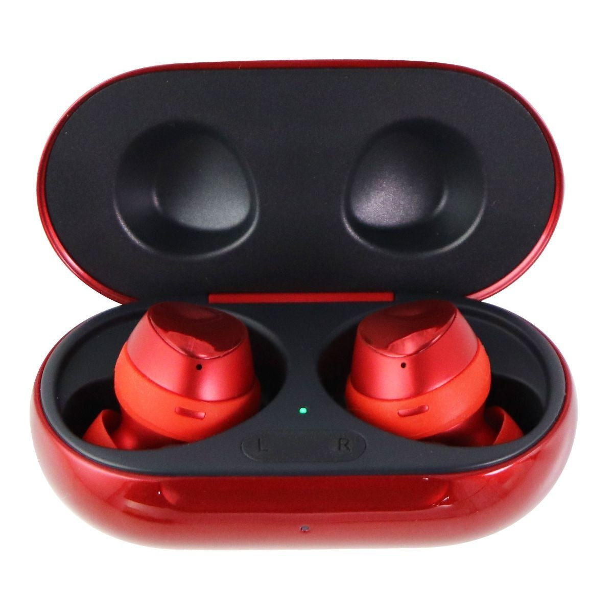 Samsung Galaxy Buds+ Plus, True Wireless Earbuds - Red (SM-R175) Portable Audio - Headphones Samsung - Simple Cell Bulk Wholesale Pricing - USA Seller