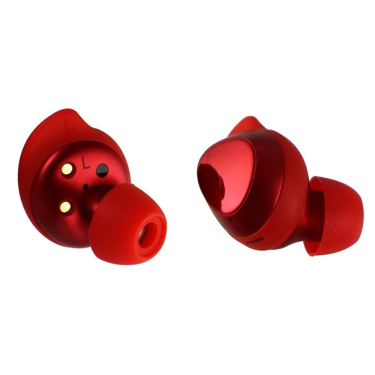 Samsung Galaxy Buds+ Plus, True Wireless Earbuds - Red (SM-R175) Portable Audio - Headphones Samsung - Simple Cell Bulk Wholesale Pricing - USA Seller