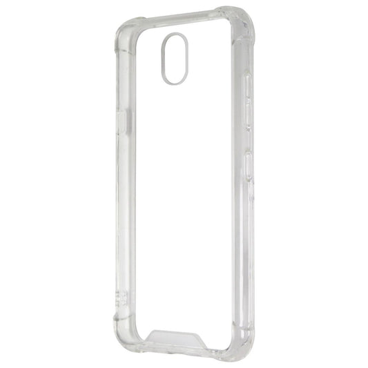 Key Hybrid Shock Absorbent Hard Case LG for Tribute Royal - Clear Cell Phone - Cases, Covers & Skins Key - Simple Cell Bulk Wholesale Pricing - USA Seller