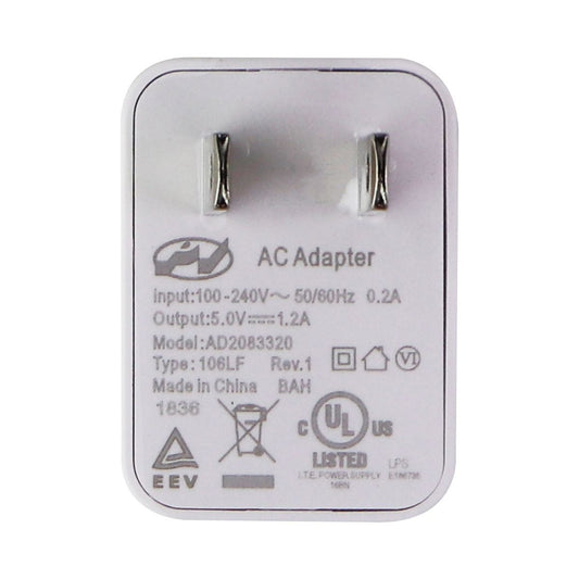 Single USB AC Adapter Wall Charger Power Plug - White (AD2083320) Cell Phone - Chargers & Cradles Unbranded - Simple Cell Bulk Wholesale Pricing - USA Seller