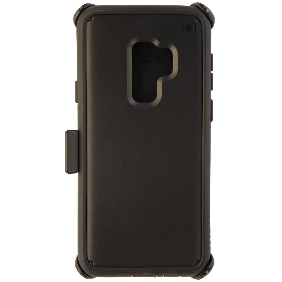 Speck Presidio Ultra Series Hard Case and Holster for Galaxy S9+ (Plus) - Black Cell Phone - Cases, Covers & Skins Speck - Simple Cell Bulk Wholesale Pricing - USA Seller