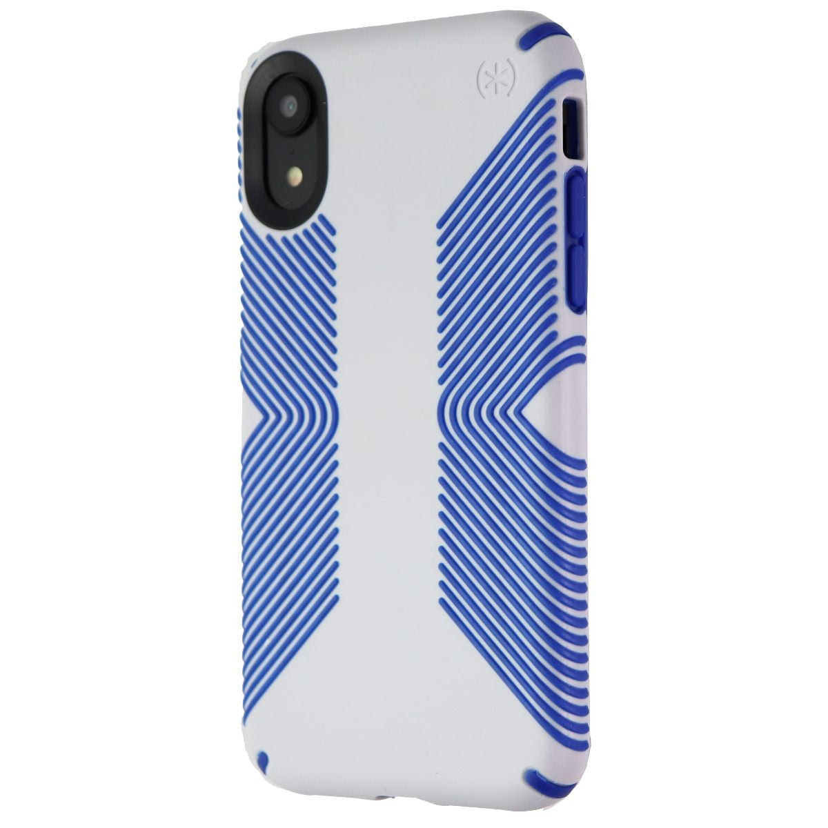 Speck Presidio Grip Series Case for iPhone XR - Microchip Gray/Ballpoint Blue Cell Phone - Cases, Covers & Skins Speck    - Simple Cell Bulk Wholesale Pricing - USA Seller