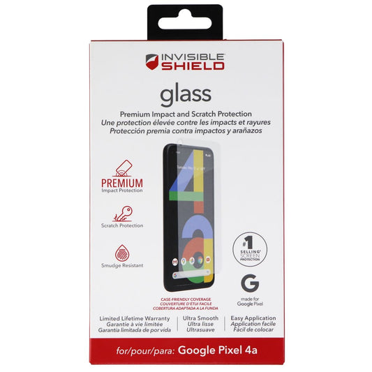 ZAGG Invisible Shield Glass Screen Protector for Google Pixel 4a - Clear Cell Phone - Screen Protectors Zagg - Simple Cell Bulk Wholesale Pricing - USA Seller