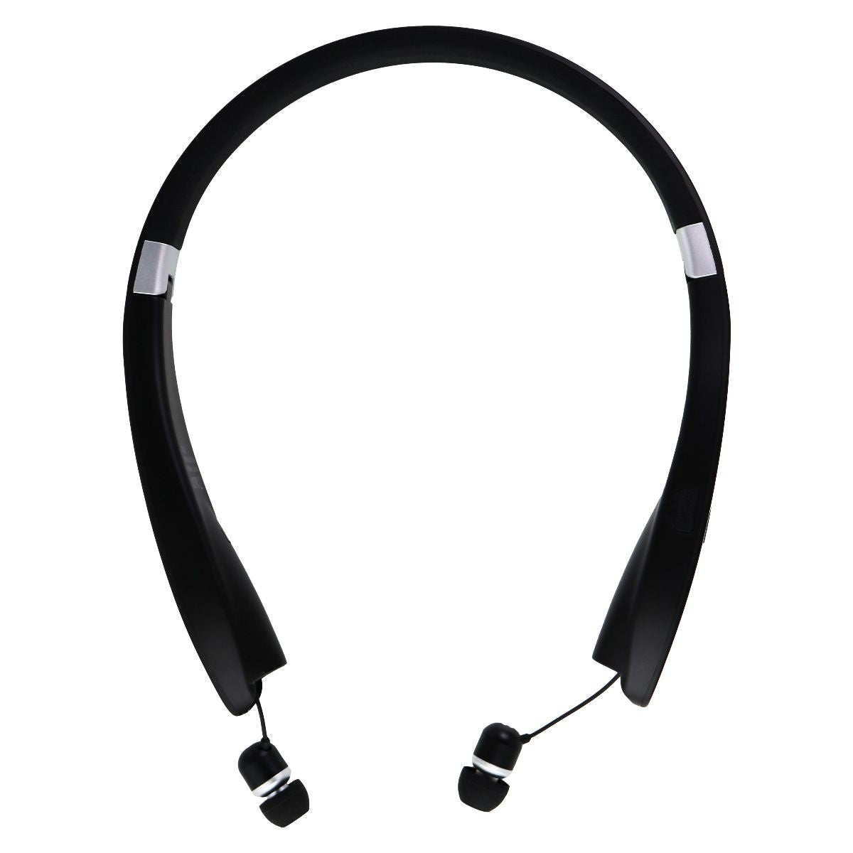 Amorno (SX-991) Bluetooth Wireless Neckband Retractable Headphones - Black Portable Audio - Headphones Amorno - Simple Cell Bulk Wholesale Pricing - USA Seller