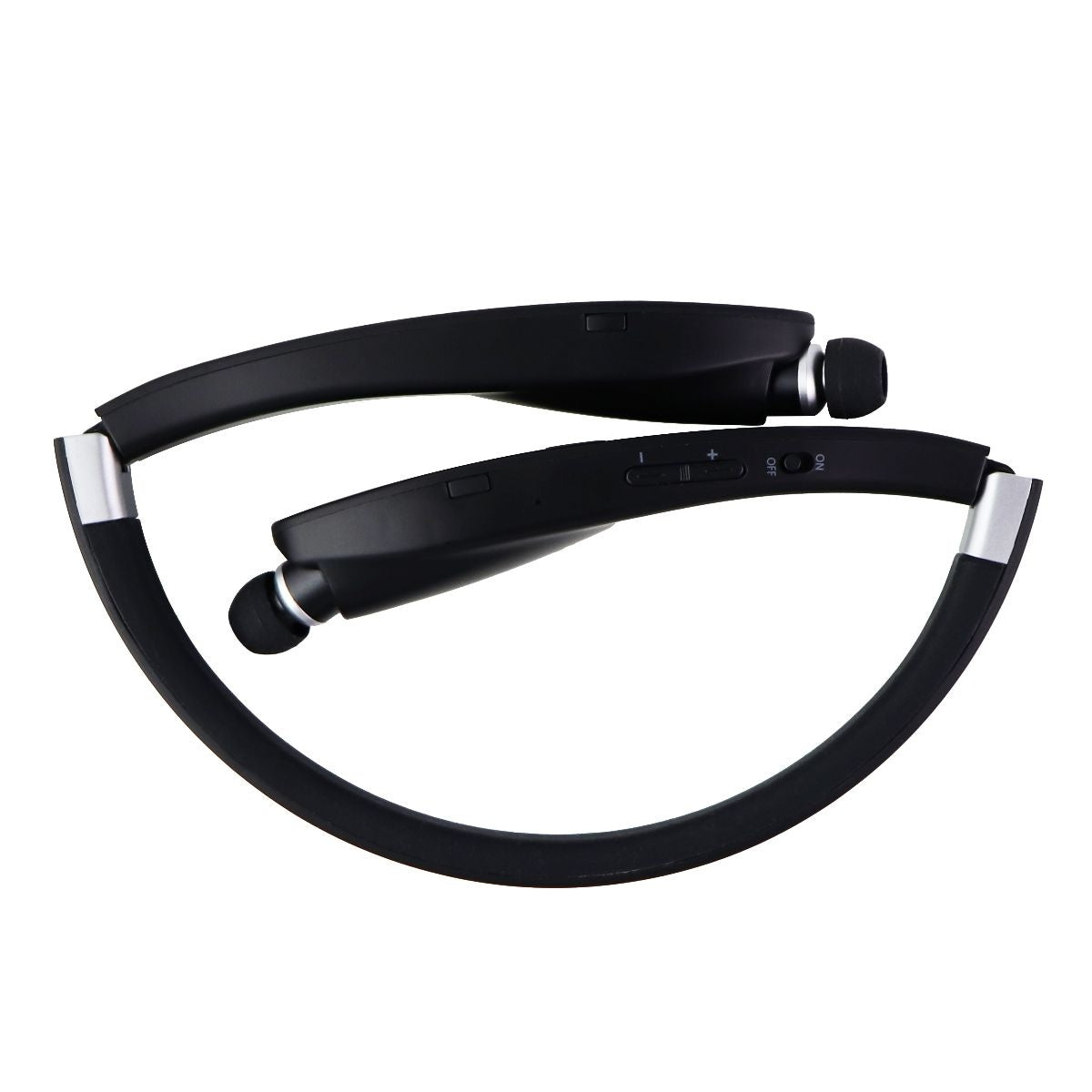 Amorno (SX-991) Bluetooth Wireless Neckband Retractable Headphones - Black Portable Audio - Headphones Amorno - Simple Cell Bulk Wholesale Pricing - USA Seller