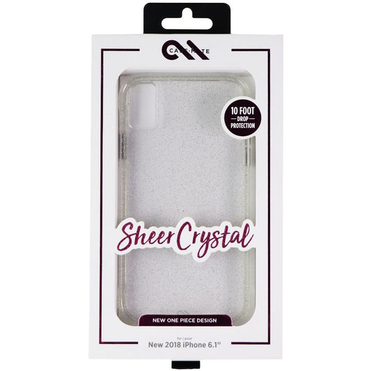 Case-Mate Sheer Crystal Series Hard Case for Apple iPhone XR - Clear/Glitter Cell Phone - Cases, Covers & Skins Case-Mate - Simple Cell Bulk Wholesale Pricing - USA Seller