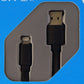 mWorks! 6 Foot Flat Lightning 8-Pin to USB Charge/Sync MFi Cable - Black Cell Phone - Cables & Adapters mWorks! - Simple Cell Bulk Wholesale Pricing - USA Seller