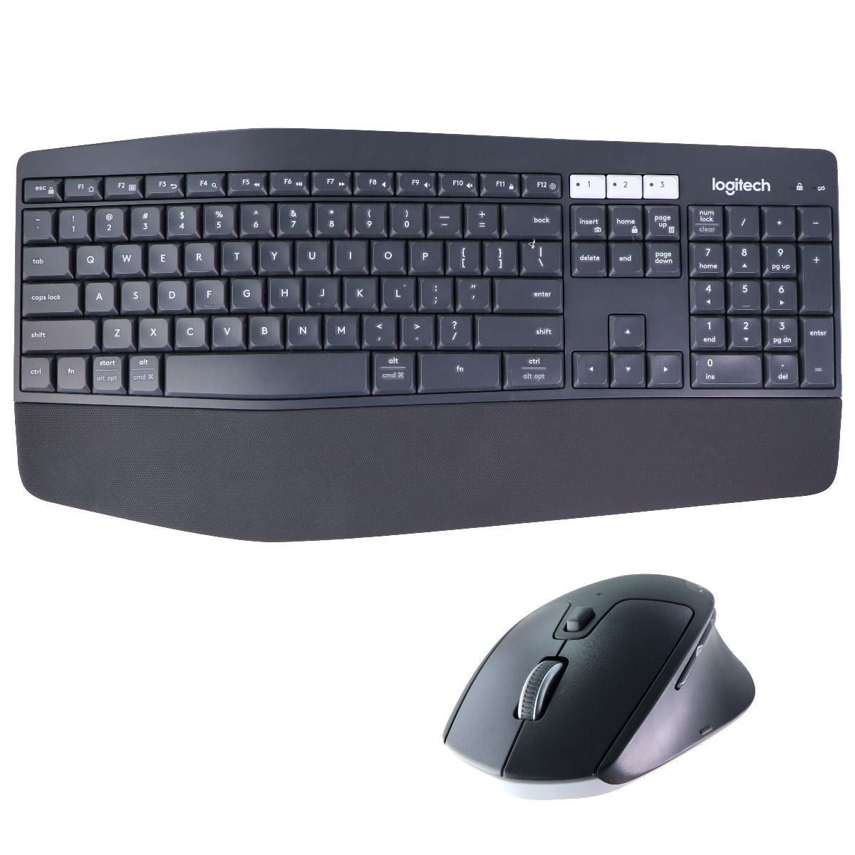 Logitech MK850 Performance Wireless Keyboard and Mouse Combo - Black Keyboards/Mice - Keyboard & Mouse Bundles Logitech - Simple Cell Bulk Wholesale Pricing - USA Seller