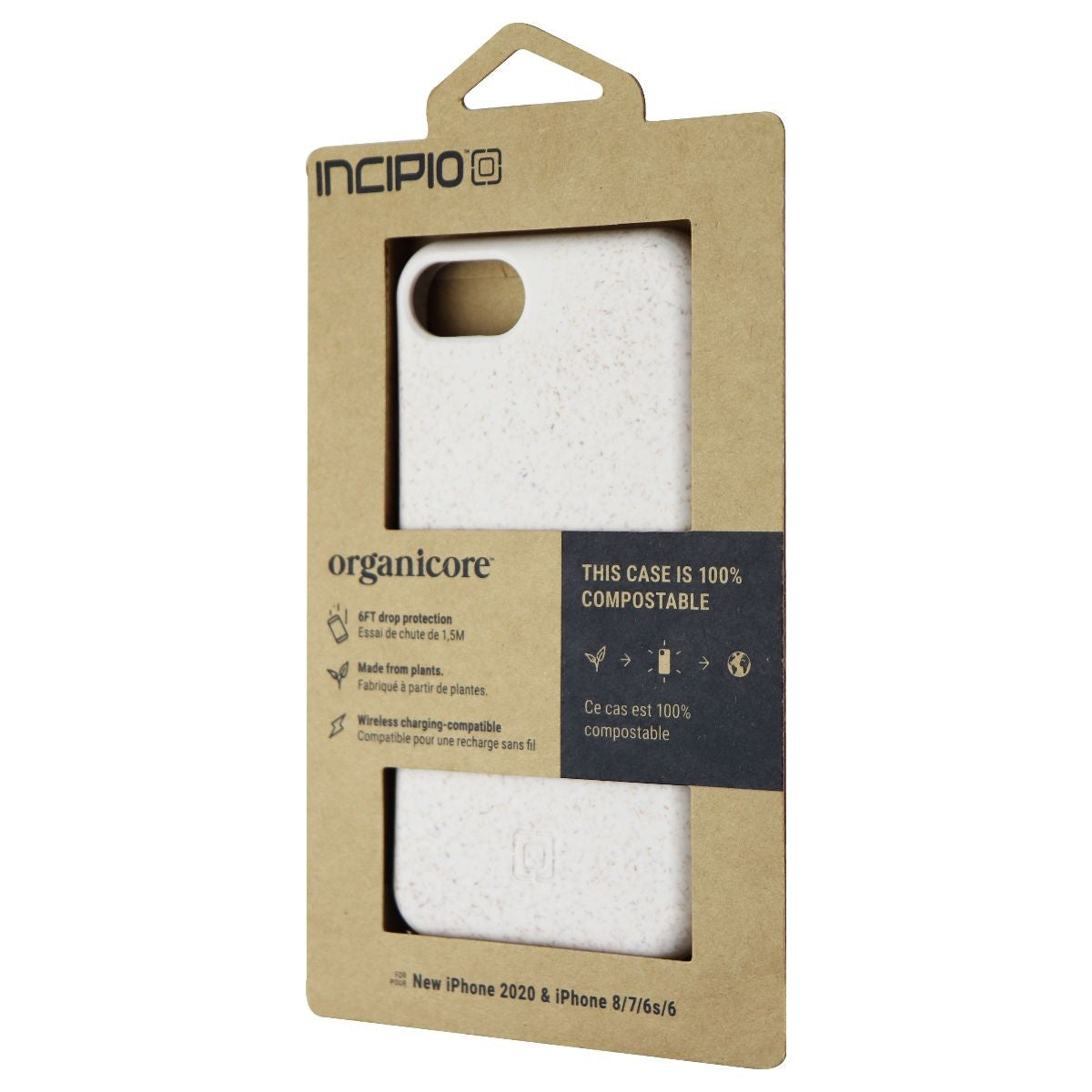 Incipio Organicore Slim Case for Apple iPhone SE (2nd Gen) & 8/7 - Oatmeal Beige Cell Phone - Cases, Covers & Skins Incipio - Simple Cell Bulk Wholesale Pricing - USA Seller