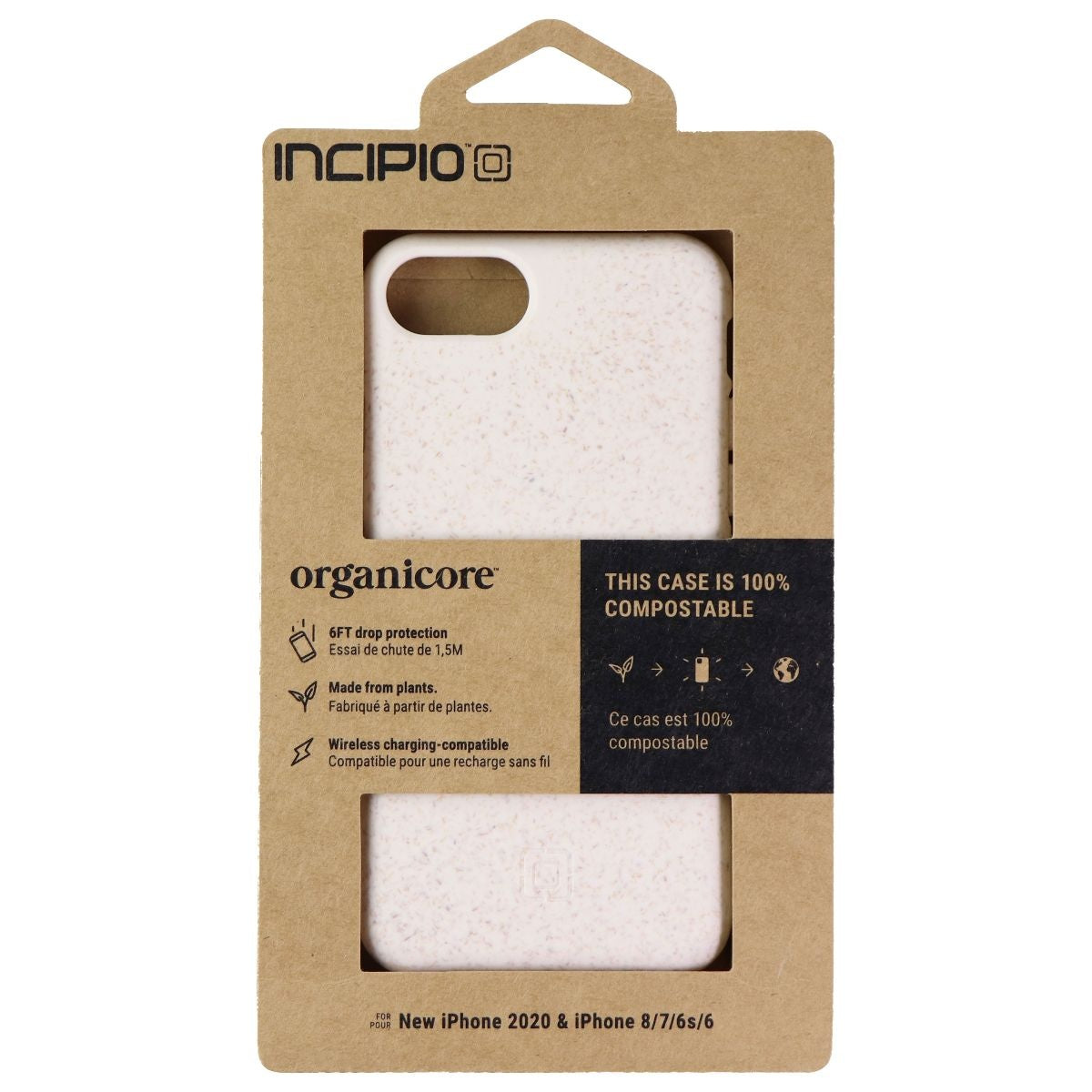 Incipio Organicore Slim Case for Apple iPhone SE (2nd Gen) & 8/7 - Oatmeal Beige Cell Phone - Cases, Covers & Skins Incipio - Simple Cell Bulk Wholesale Pricing - USA Seller