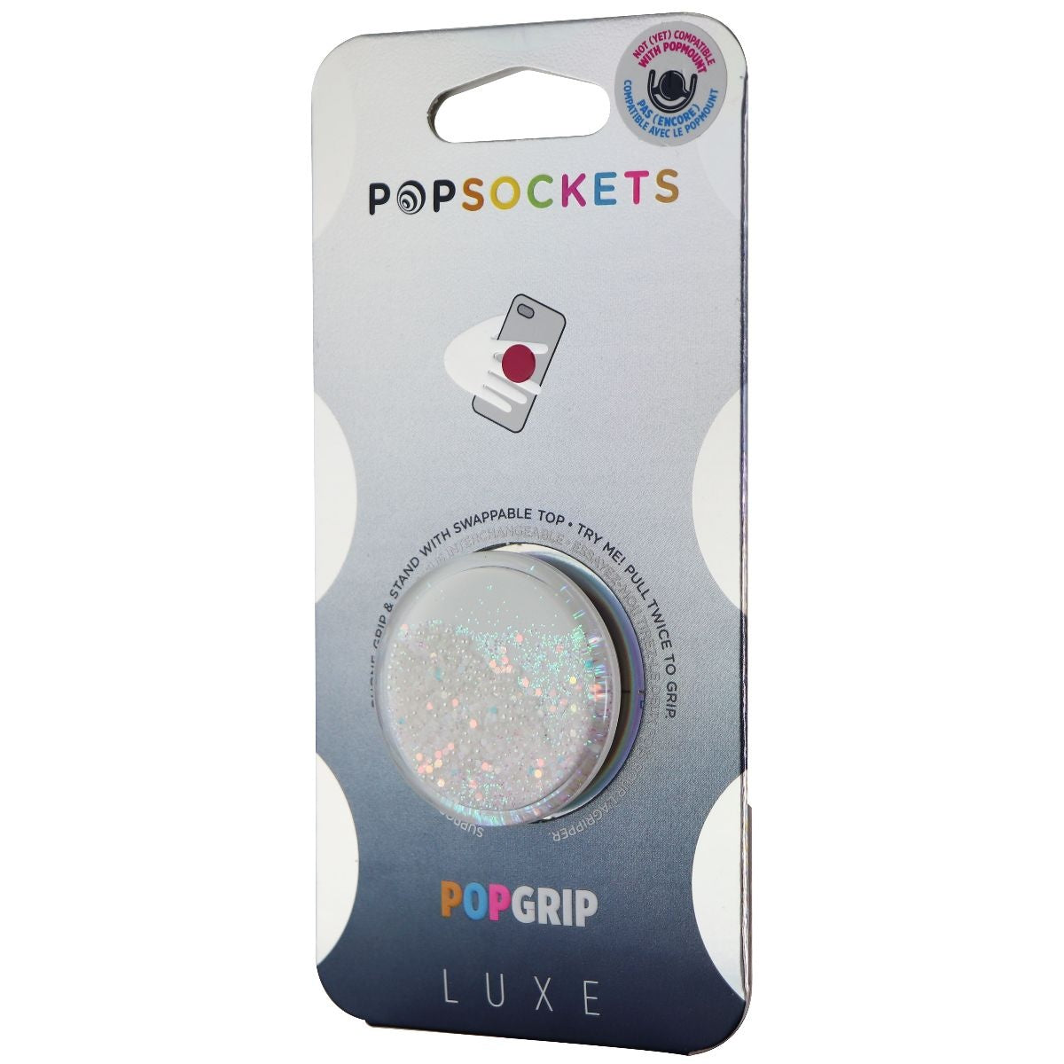 PopSockets PopGrip Luxe Swappable Phone Grip & Stand - Halo Tidepool