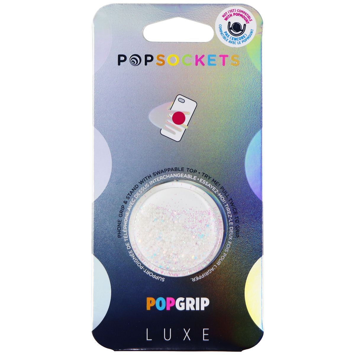 PopSockets PopGrip Luxe Swappable Phone Grip & Stand - Halo Tidepool