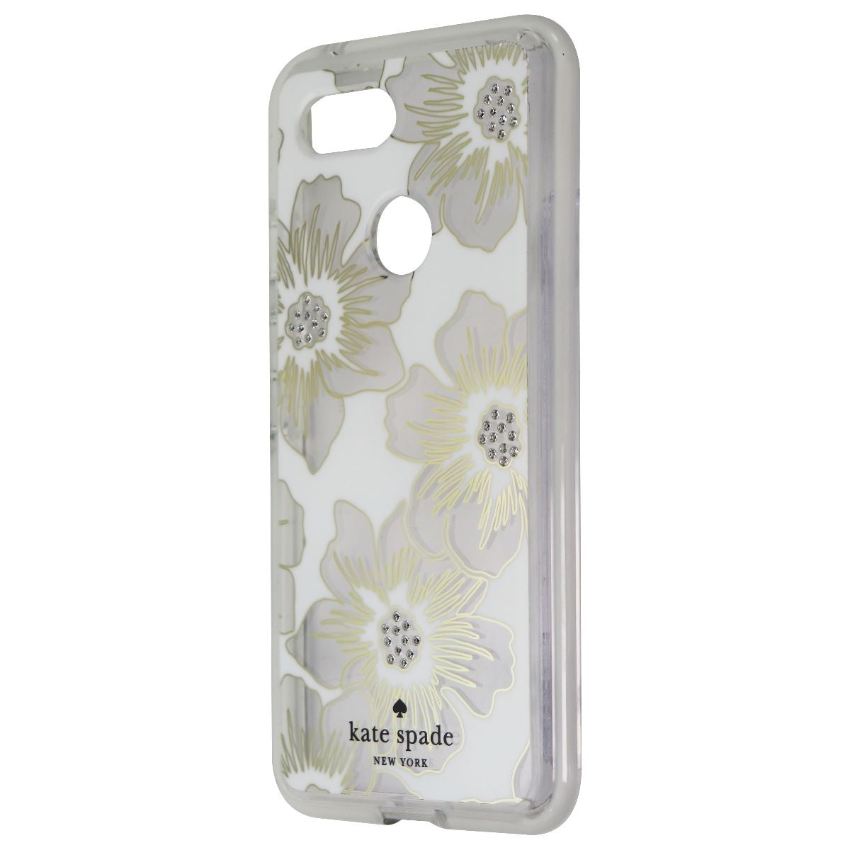 Kate Spade Defensive Hardshell Case for Google Pixel 3 - Reverse Hollyhock/Cream Cell Phone - Cases, Covers & Skins Kate Spade - Simple Cell Bulk Wholesale Pricing - USA Seller