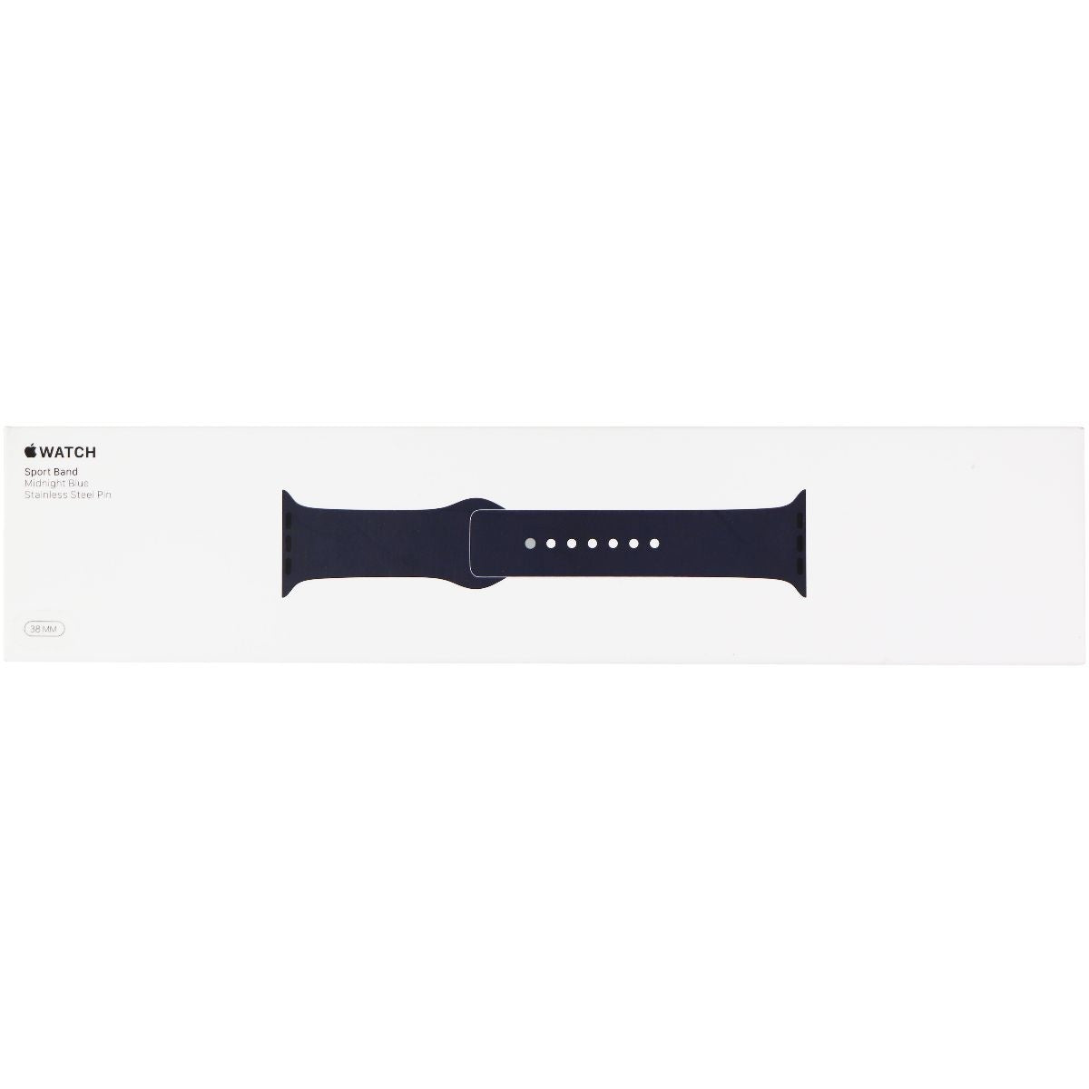 Apple Sport Band (38mm) for Apple Watch Any Series 38/40/41mm - Midnight Blue Smart Watch Accessories - Watch Bands Apple - Simple Cell Bulk Wholesale Pricing - USA Seller