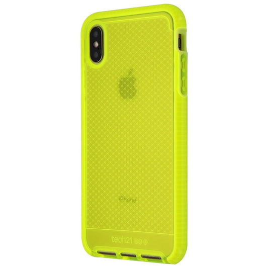 Tech21 Evo Check Series Gel Case for Apple iPhone XS Max - Neon Yellow Cell Phone - Cases, Covers & Skins Tech21    - Simple Cell Bulk Wholesale Pricing - USA Seller