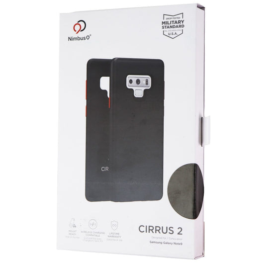 Nimbus9 Cirrus 2 Dual Layer Case for Samsung Galaxy Note9 - Matte Black/Red